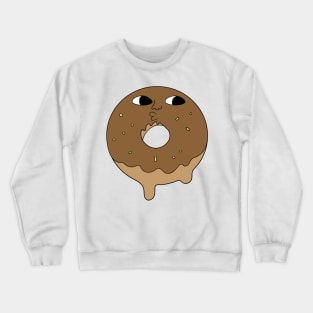 Soulful Meditation Donut Man Crewneck Sweatshirt